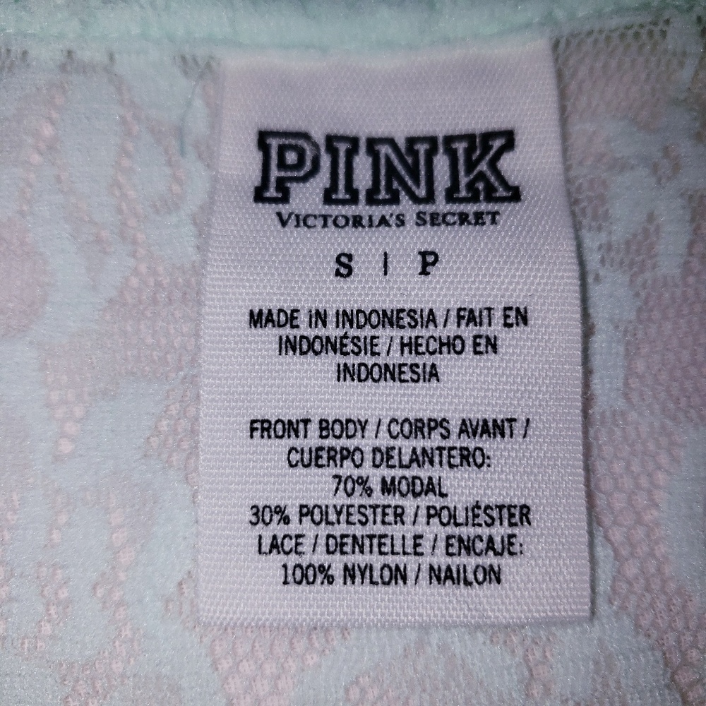 Lace Back PINK Tee - Picture 3 of 5